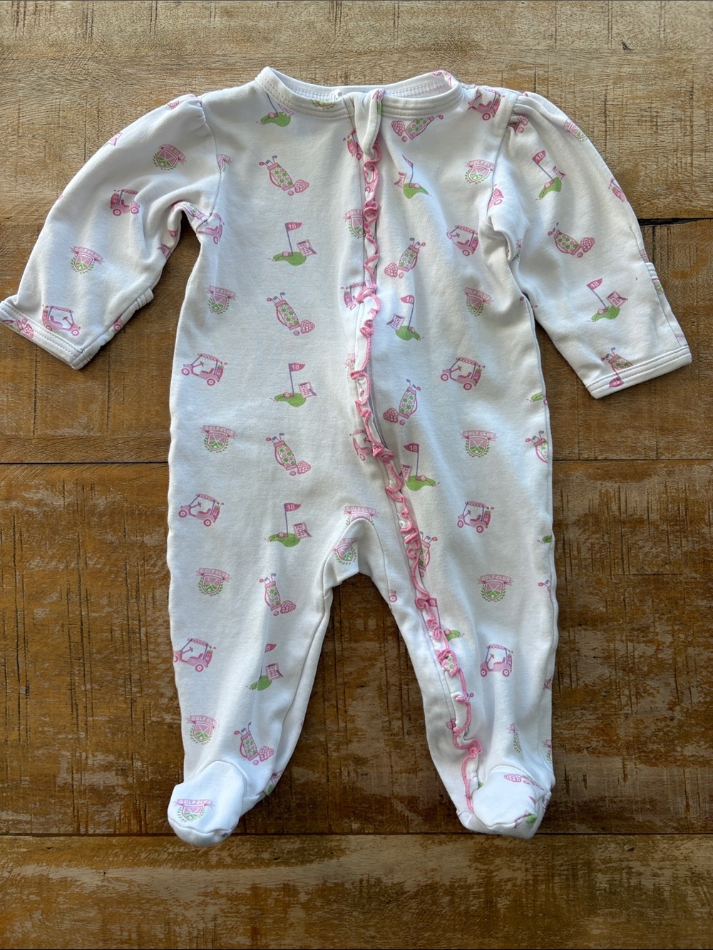 Kissy Kissy Baby Girls Golf Print One Piece 0-3m